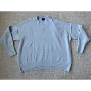 Vince Camuto Sweater Soft Exposed Seams Knitted Long Sleeve EUC